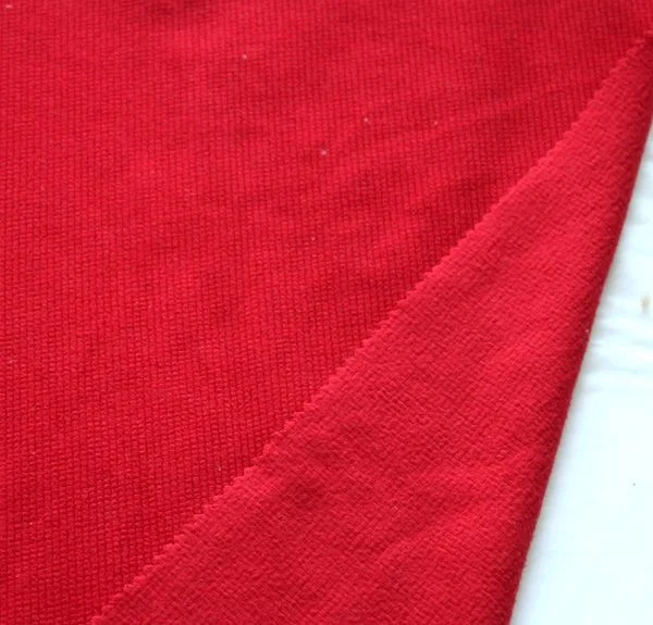 2023 beautiful new design polyester knitted waffle dyed fleece fabric