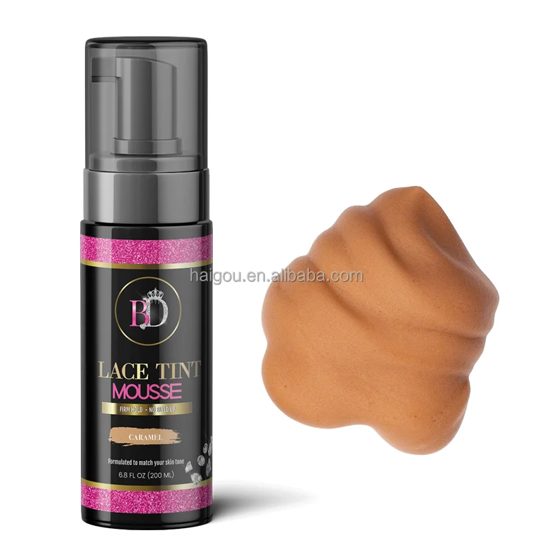 Hot Sale New Wig Install Boxes Private Label Lace Wig Kit Packaging Waterproof Lace Tint Spray And Strong Hold Lace Glue Kit