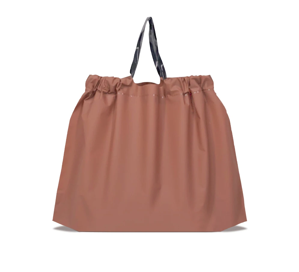 Custom Print Drawstring Bag Plastic Take Away Bag Shopping Bag with Multi-color