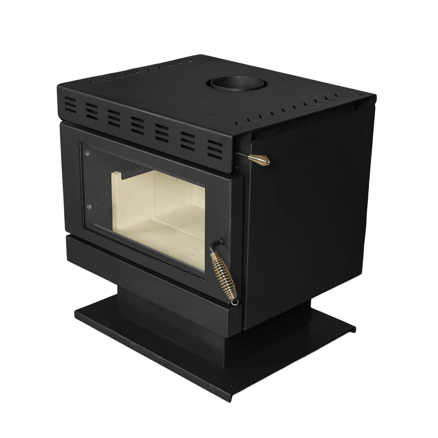 R1201A european wood heater 12KW smokeless indoor wood fireplace  modern wood burning stove  indoor for house living room villa