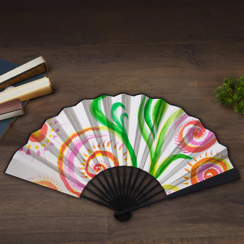 Factory Manufacture Folding Elegant Wedding Party Customized Bamboo Hand Fan