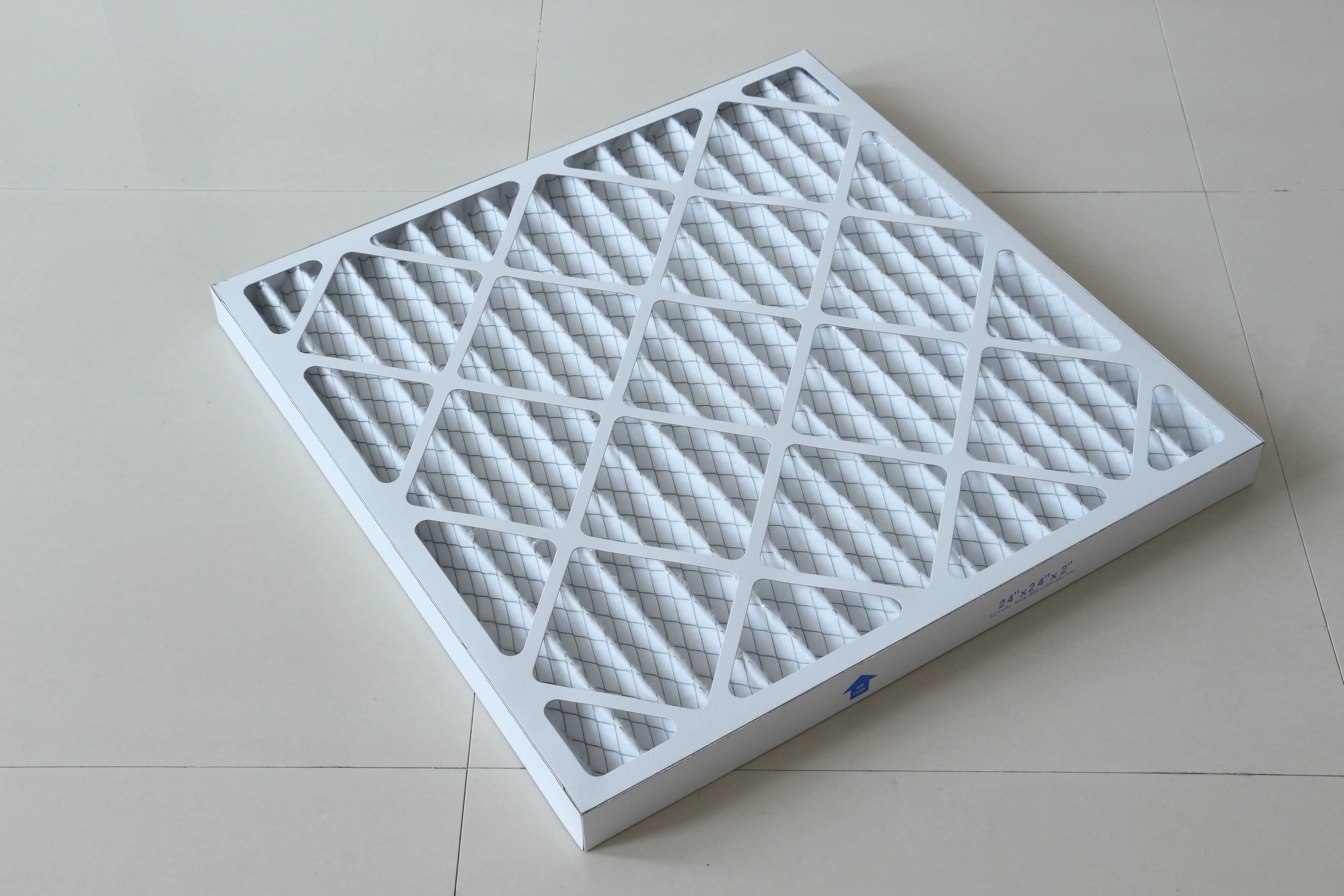 Factory Customized Air Filter Merv 8 10 13 Cardboard Frame Air Filter For Air Conditioning System