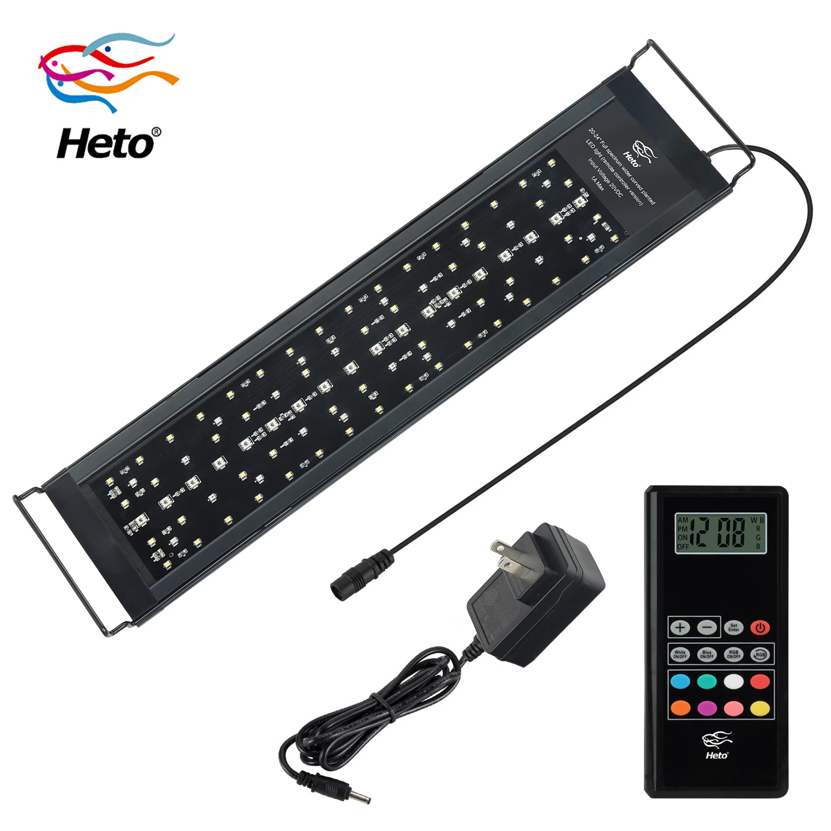 High Quality Aquarium LED Lighting Fish Tank accessories Aquarium Full Spectrum Lights With Remote controller
