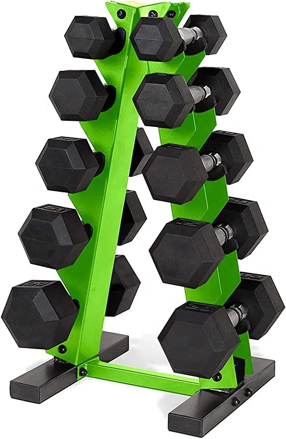 Colorful 5 Pairs  Dumbbell Rack Stand Weight Rack