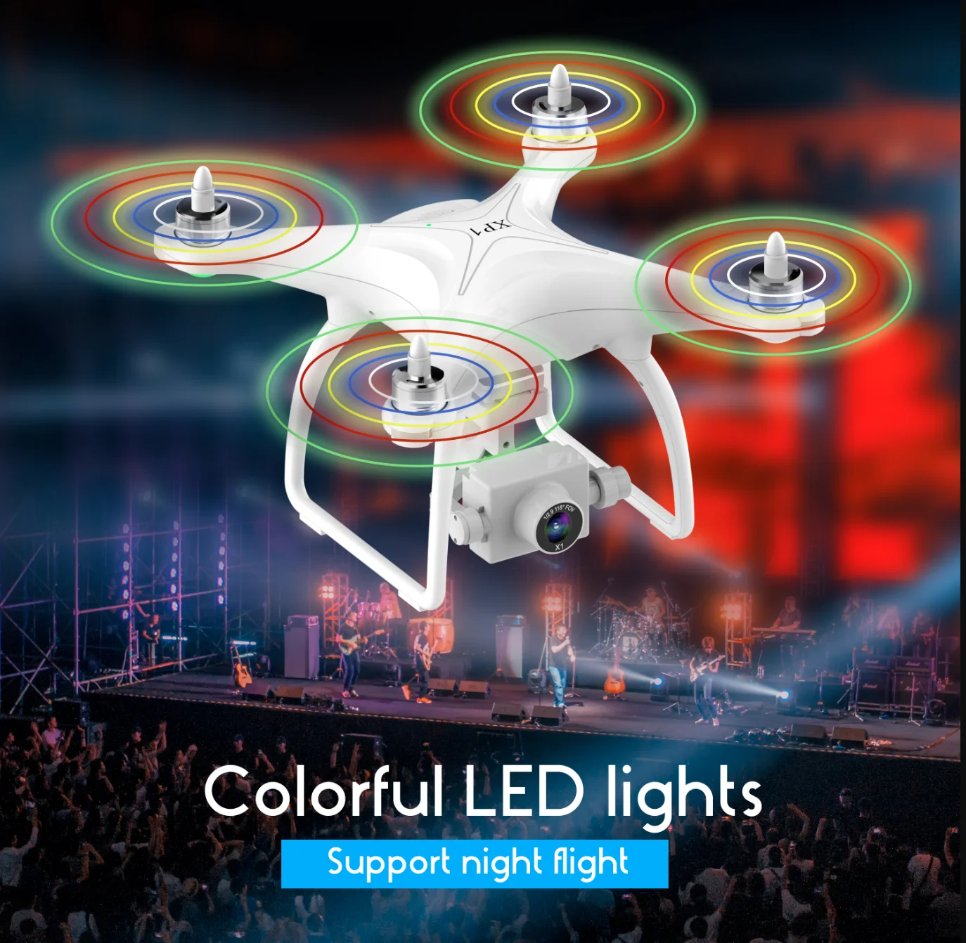 Drone XP1 Quadrotor Bubbles Drone Portable Kit 4K HD Aerial Photography RC Drone With Tracking Shooting Shooting