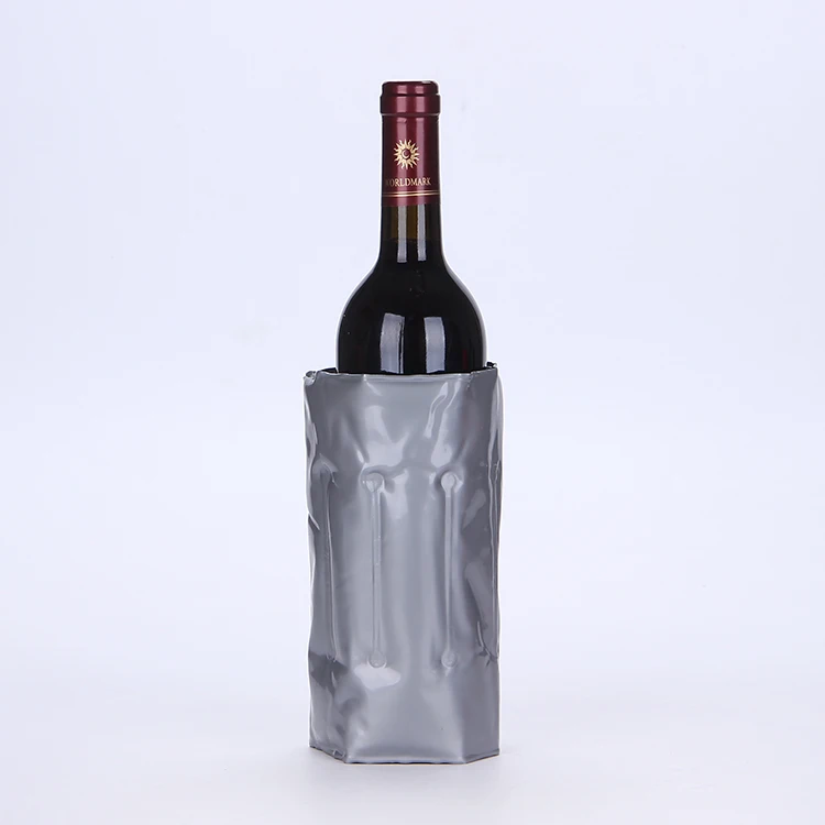 Best selling wine and drink chiller gel bags used in summer for outdoor can keep cool for a long time.