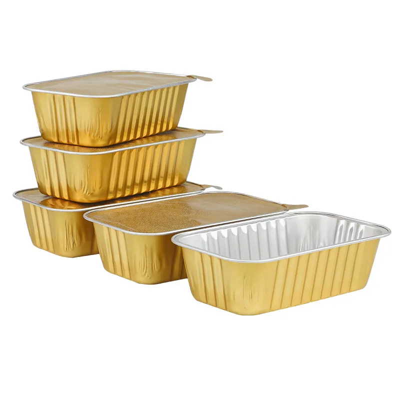 Frozen food storage aluminum foil sealing disposable food container