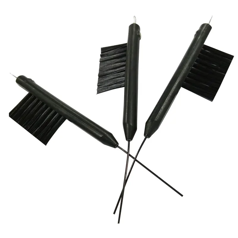 Multifunctional hearing aid brush with loop and magnet for ric rite cic itc ite hearing aid