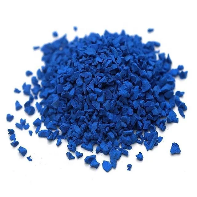 Wholesale  ageing resistance plastic rubber granules 1 -4mm thickness epdm synthetic rubber for Outdoor Flooring Surface