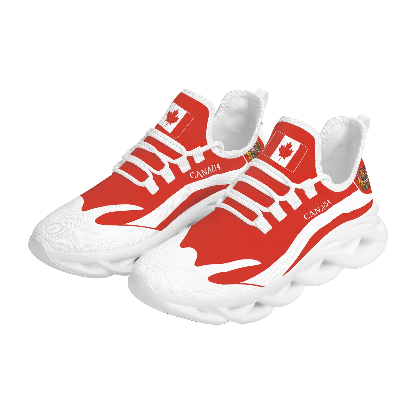 Canada Country Designs Sneaker Dropshipping Custom Print Fashion Sports EVA Shoes logo Football Running Shoe