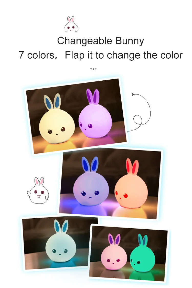 child bedside LED silicone night light Fish Tank garden illumination decoration RGB magnet remote control design