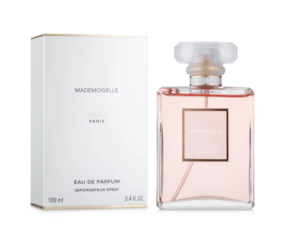 Mademoiselle 100ml Woman Perfume Fragrance 3.4fl.oz Eau De Parfum Brand Lady Perfumes Long Lasting Good Smell Girl Aroma Spray