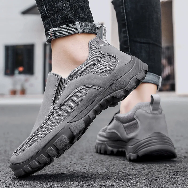 Men Casual Shoes Loafers Sneakers New Fashion Handmade Retro Leisure Loafers Shoes Zapatos Casuales Hombres Men Shoes