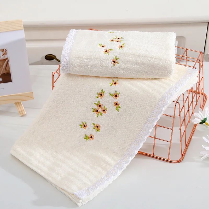 Sensitive muscles Gospel 3a pure cotton face towel Soft skin bath towel thickened not easy to drop the beard towel