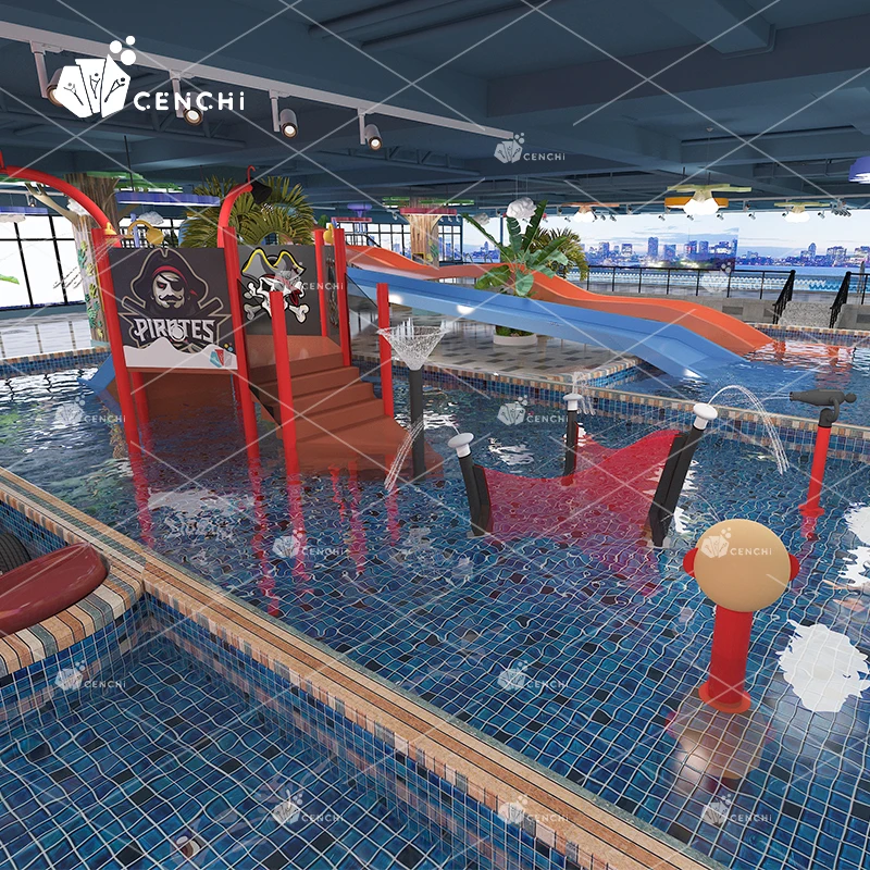 Cenchi aqua center resort hotel commercial indoor water park ship