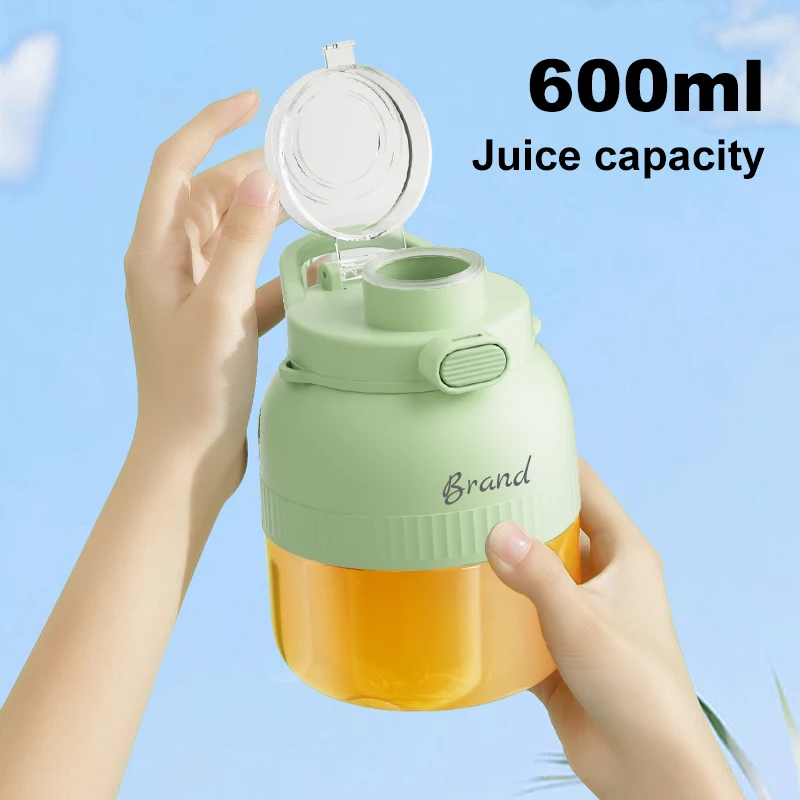 New Wireless Fresh Orange Fruit Juice Machine Mini Usb Charging Smoothies Electric Citrus Portable Blender and Juicer Cup Maker