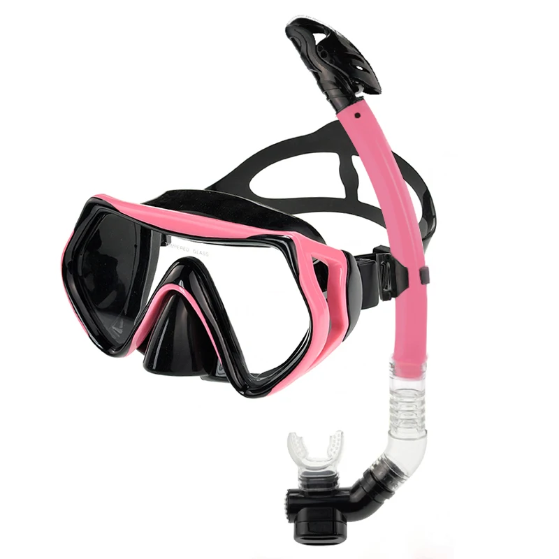 Custom Snorkels Sets Freediving Spear Fishing Mask Swimming Diving Goggles with Snorkel Set