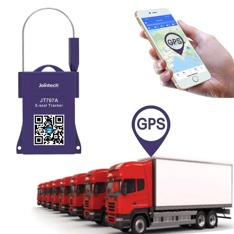 Gps smart padlock logistic distribution real time vehicle management cargo security e seal software system