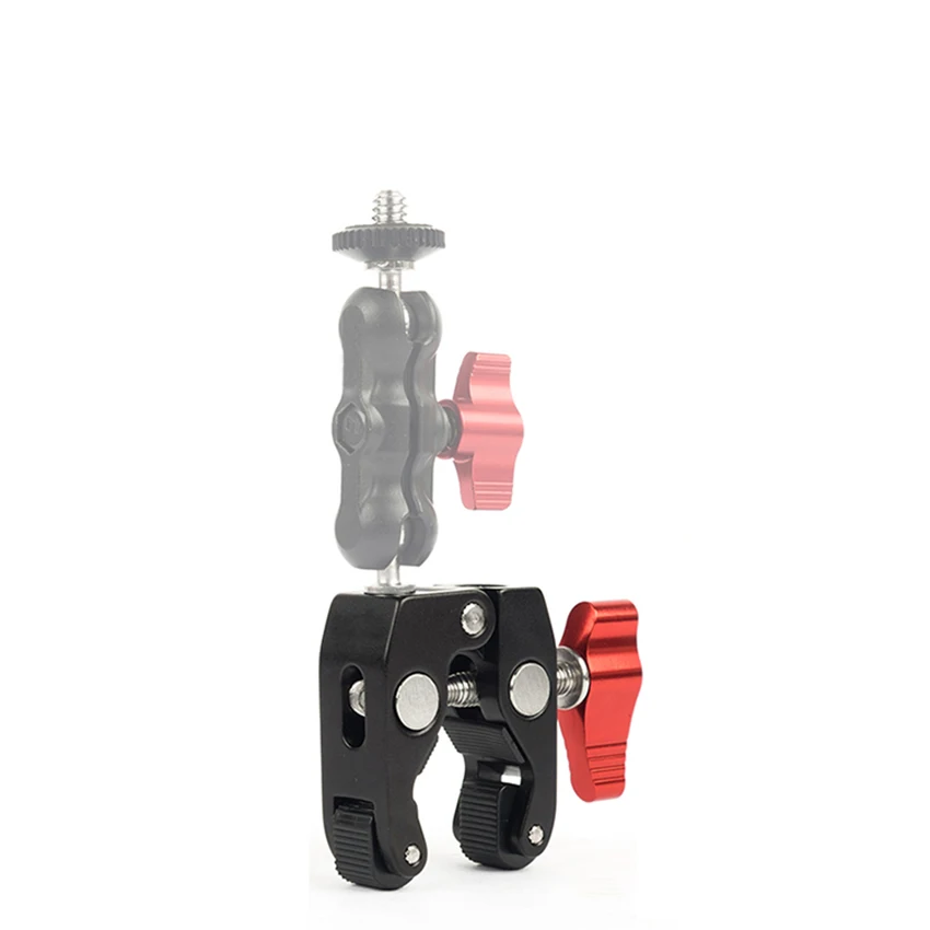 VGEET New Multifunctional Fixable Super Crab Claw Metal Clamp For Camera Accessory