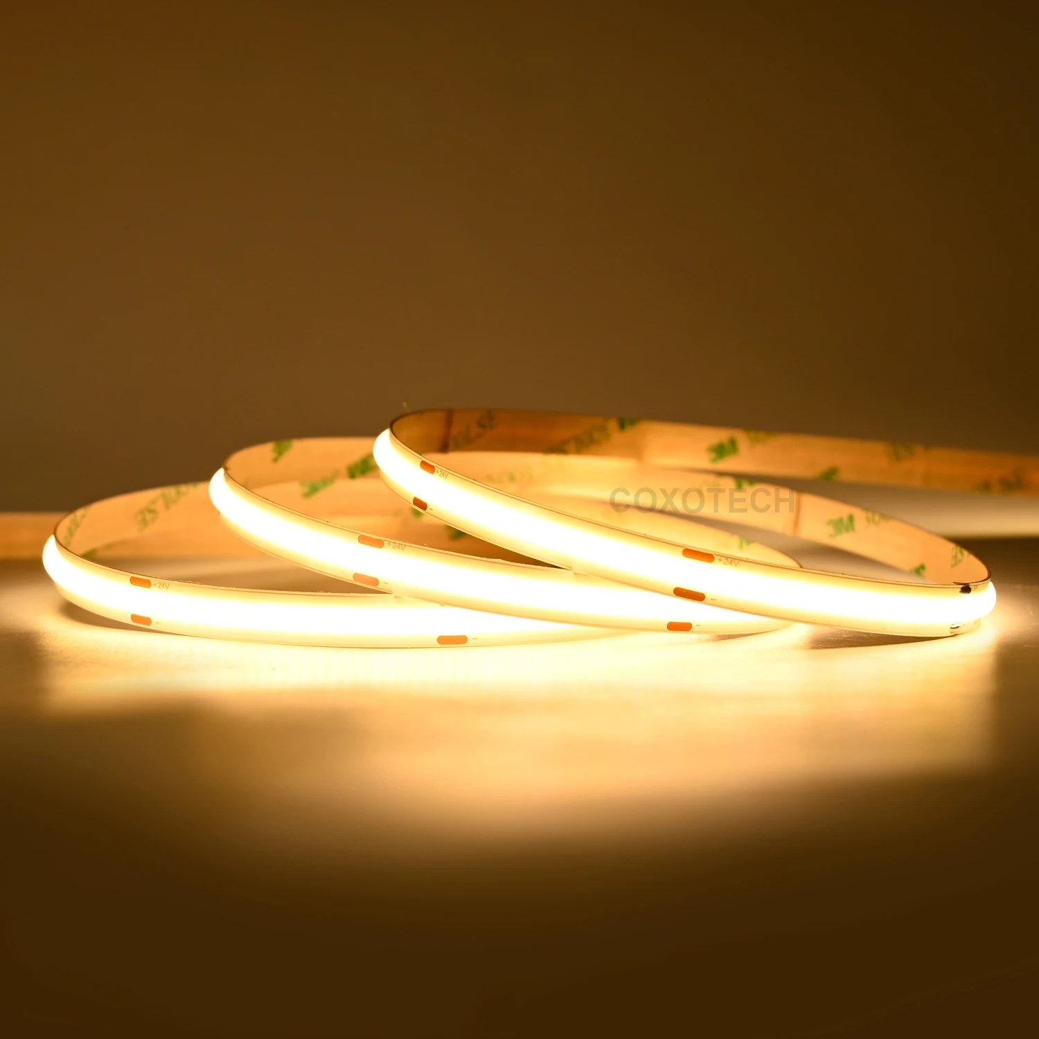 HL5000 Ra90 8mm wide 20M Ultra length DC24V 480 CHIP CC COB LED Strip