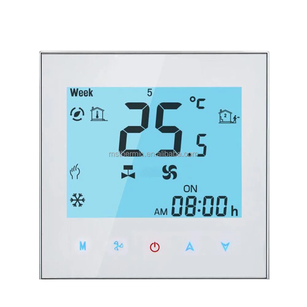 Msthermic Топ рейтинг Интеллектуальный Wi-Fi пульт дистанционного управления HVAC система 2 трубы 4 кондиционер термостат