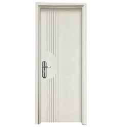China Soundproof Hotel Door Waterproof Wpc Pvc Solid Interior Wooden Doors For Room