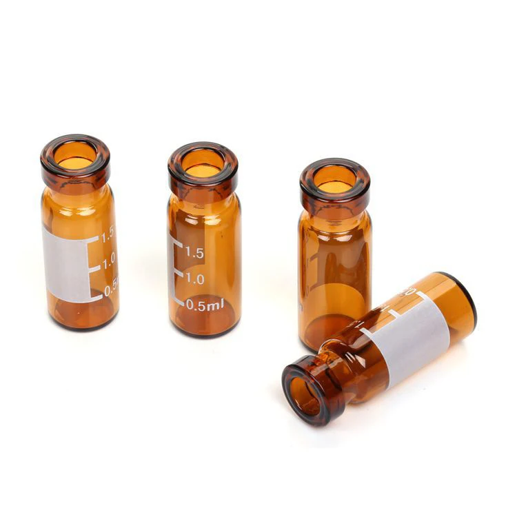 Chromatography Amber Threaded Hplc Chromatography Vial Sample Glass Bottle