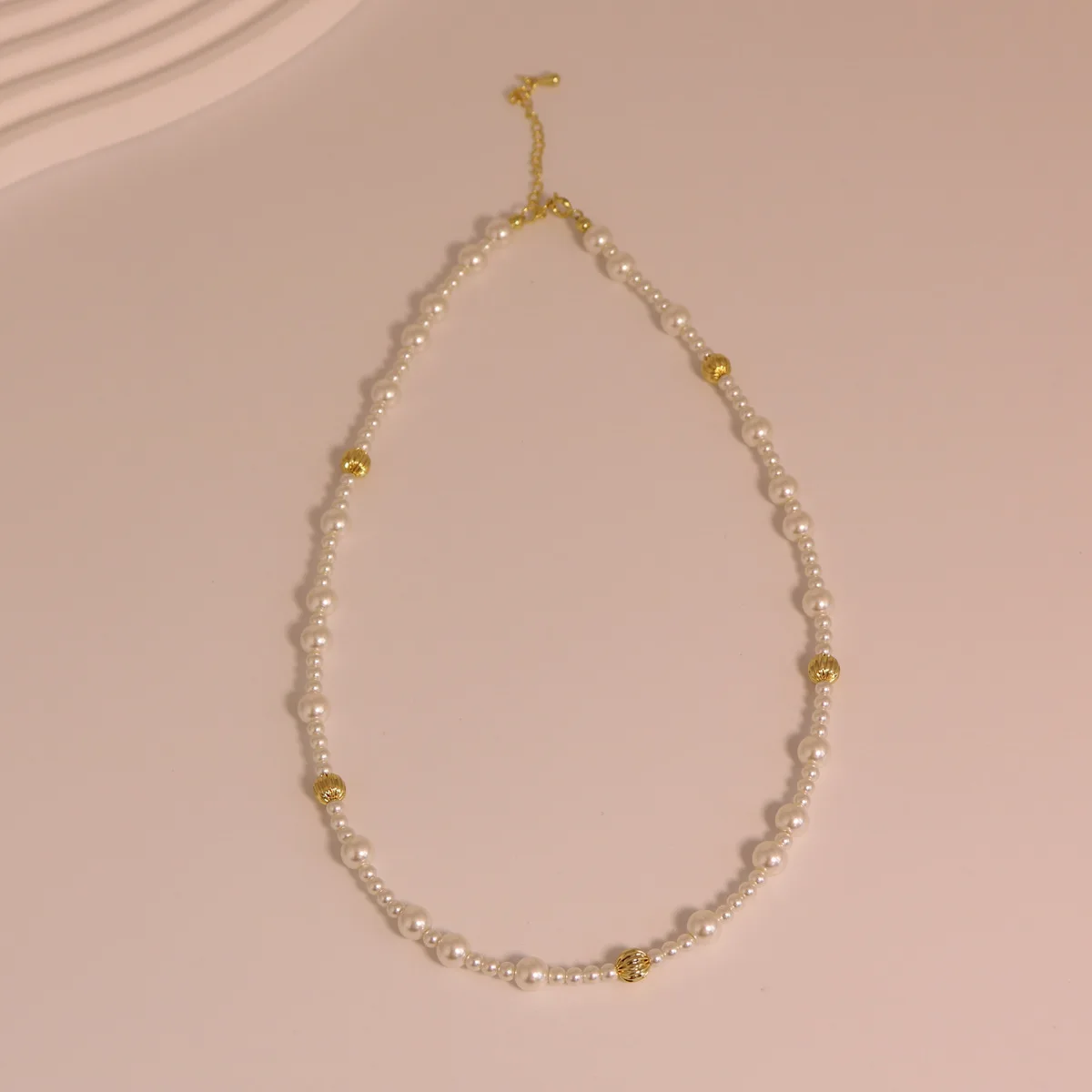 Trendy Swarovski Crystal Pearl Clavicle Necklace Brass 18K Gold Plated Tarnish Free High End Necklace Pendant For Women Gift