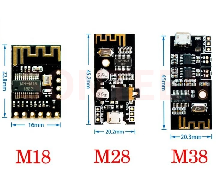 Integrated Circuits DIY HIFI M18 Stereo Wireless BT 4.2 MP3 Audio Receiver board Module Decoder Board MH-M18