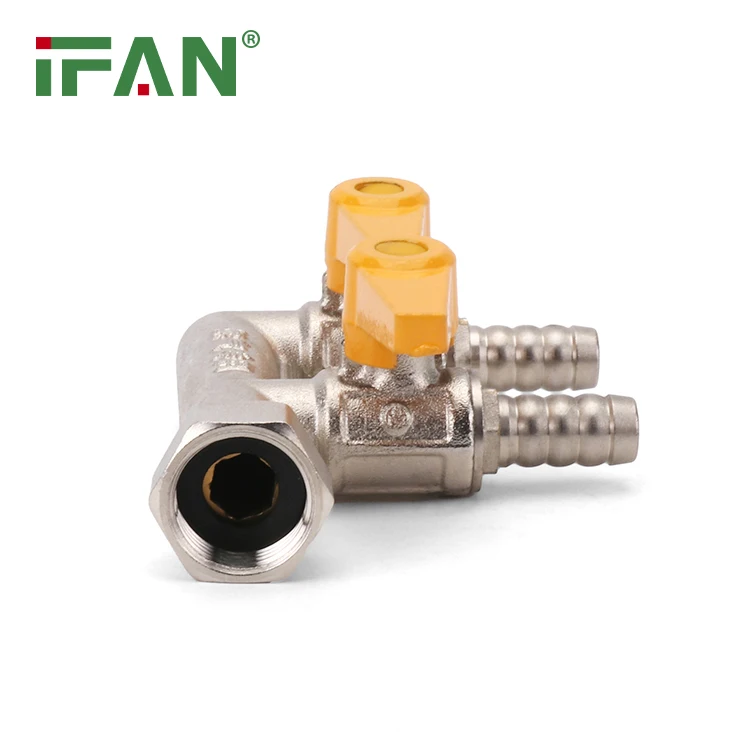IFAN DIN 8074/8075 газовая труба сантехника аксессуары 1/2 дюймов Резьбовая F лента латунный регулирующий клапан