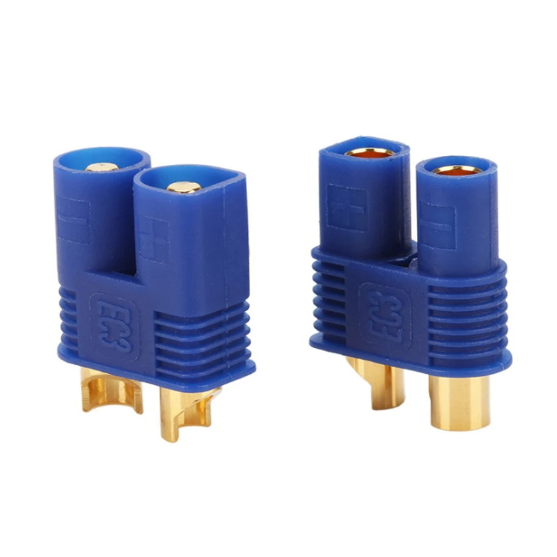 
RC ESC Model Toy Lipo Battery EC3 Connector EC3 Gold Bullet Connector for Lithium Battery Connector 