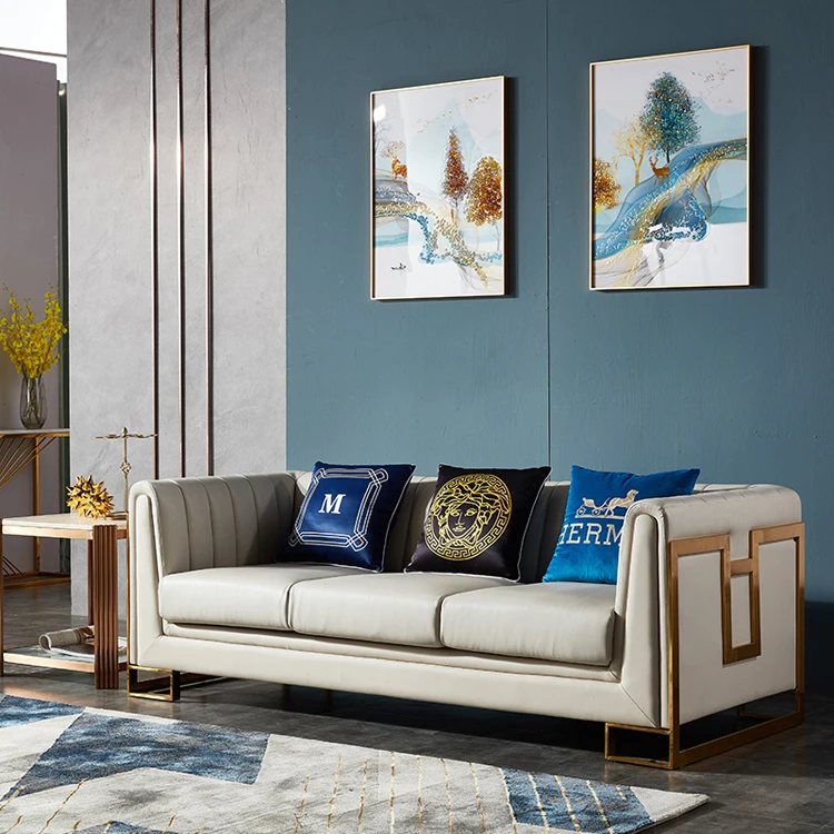 
Living room modern design Section Sofa furniture leather sofa 