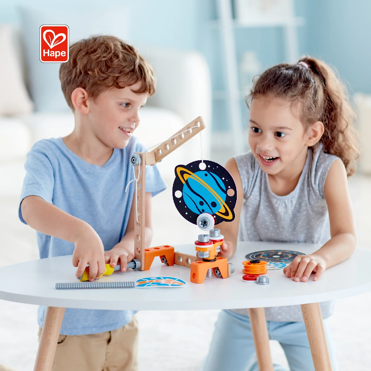 Hape развивающие игрушки новейший дизайн магнит научная лаборатория паровые