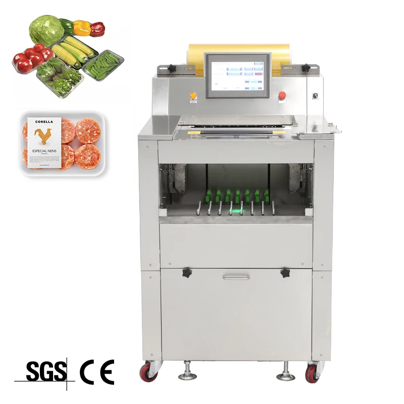 Packing machine fruit vegetables cling film wrapping machine sachet filling machine