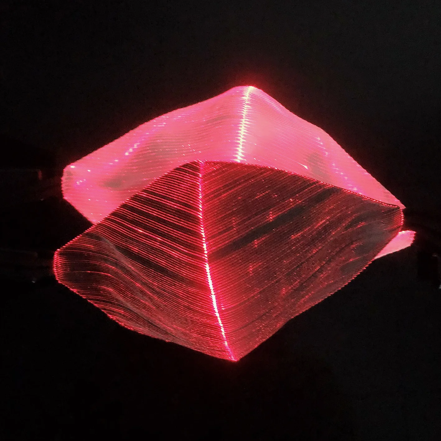 USB Rechargeable Light Up LED Luminous Face Mask For Halloween Christmas Rave Party Decoration