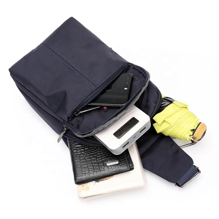 Low MOQ Polyester Nylon Small Sling Bag For Teenagers Girls Boys