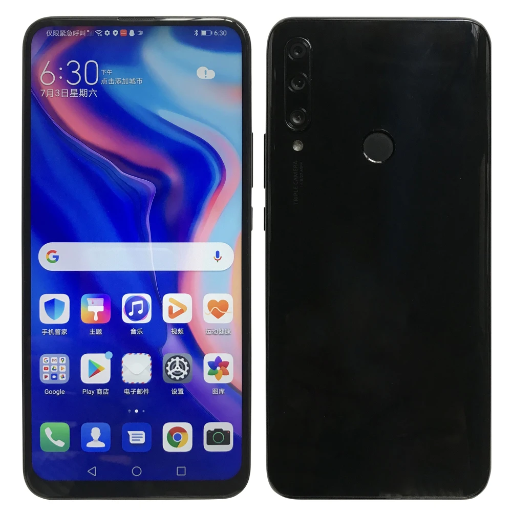 
China wholesale original used phone 99% new for Huawei Y9 prime 2019 Y9 2019 Y9 2018 mobile 6.6inch triple Telescopic HD camera 