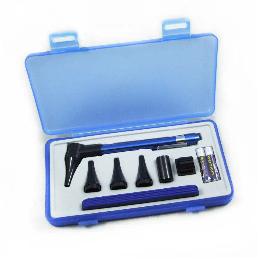 Factory Wholesale Hot selling Medical Penlight otoscope ophthalmoscope set with tongue depressor