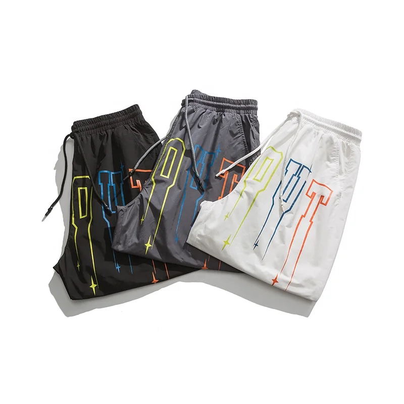 SDT-014 Custom Logo Bulls Beach Mesh Letter Printing Shorts Pants Digital Street Wear Gym Plus Size Basketball Printed Short