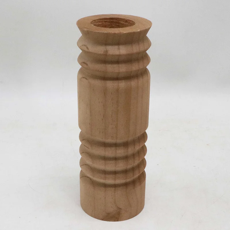 Retro Wood vase home decoration mini carving handicrafts Solid wood carving creative carving handicraft gifts