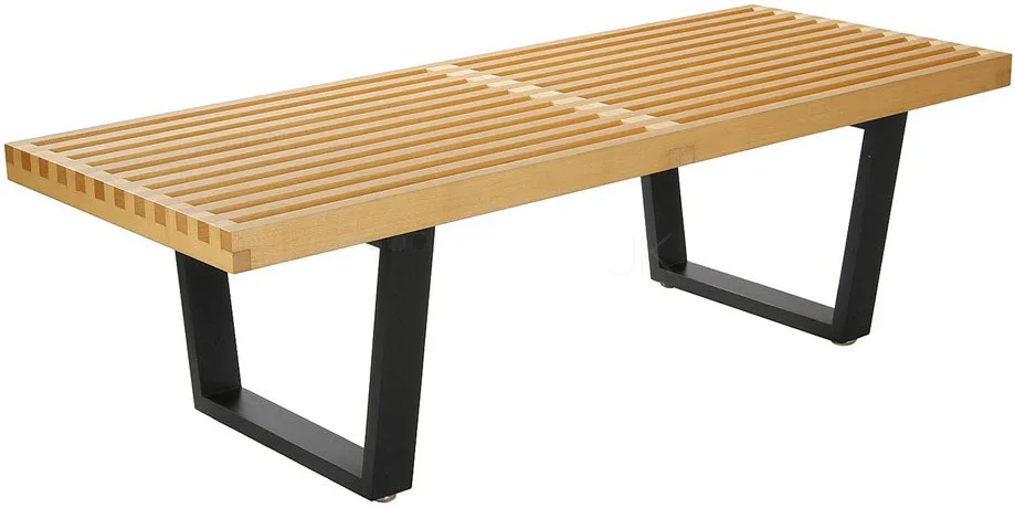 
Modern Living Room Teak Wood Patio Furniture Outdoor Ash Wood Benches Bathroom Wooden Slats Bench 