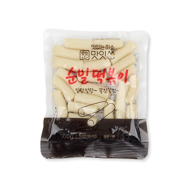 Latest Trend Rice Stick Tteokbokki Made in Korean Sauce Flavour MASISO Wheat Cake 160g