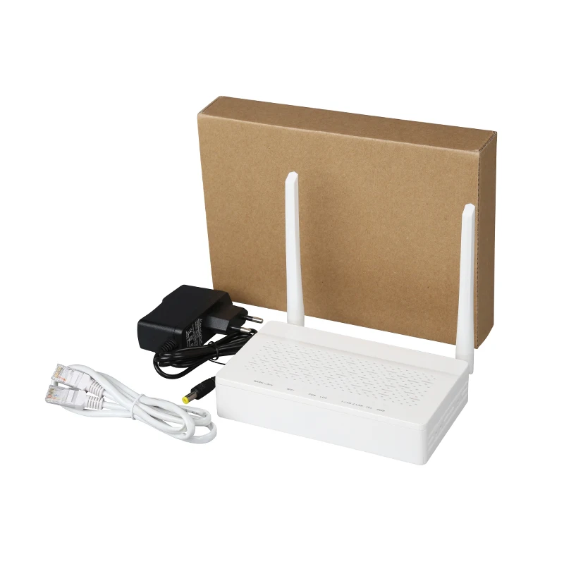 Two ports 1GE+1FE+WIFI  ONU modem with English firmware 2.4G WiFi OP152W EPON F460 ONU ZTE  optical fiber fiber optic equipment