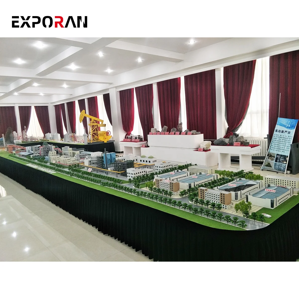 Промышленная раскладка зданий масштабная модель/Промышленный причал от maniature/промышленная Миниатюрная модель