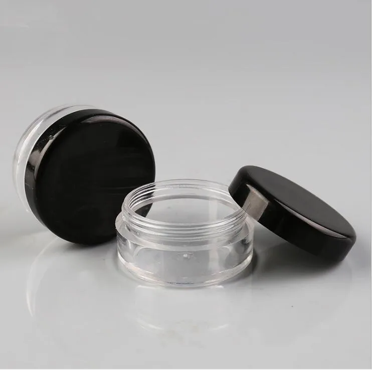Wholesale 3g 5g 10g 15g 20g Plastic PS Facial Cream Container Mini Jar Cosmetic Eye Cream Jar