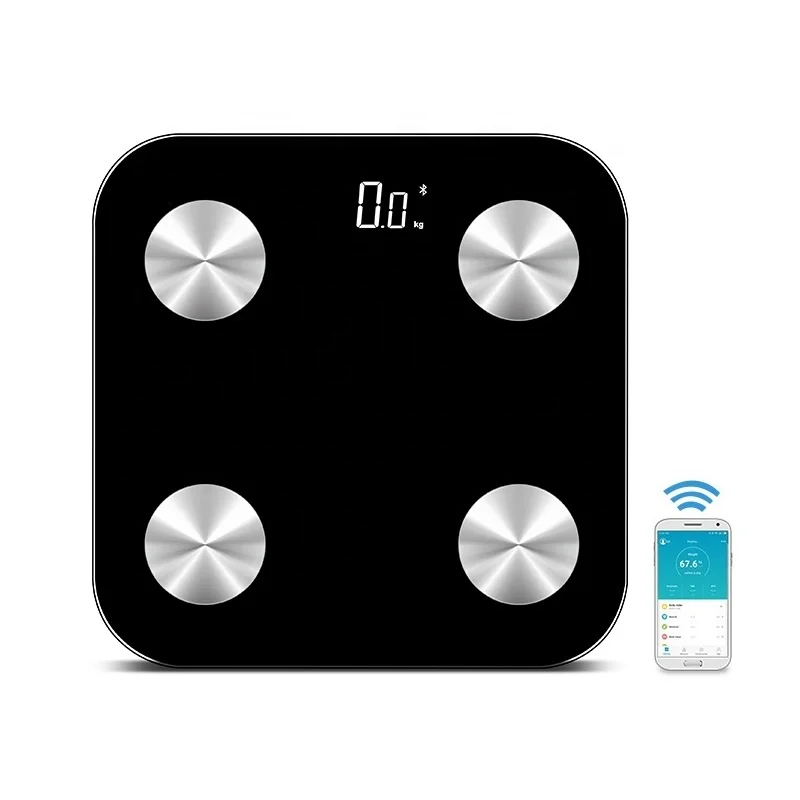 
Body Fat Scale Smart BMI Scale Digital Bathroom Wireless Weight Scale Body Composition Analyzer with Smartphone 