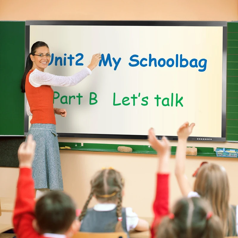 65 inch led interactive smart touch board panel digital electronic whiteboard