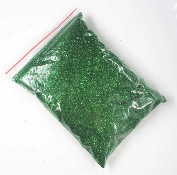 Hexagon color glitter powder for Christmas decorate Polyester glitter use for tumbler PET craft chunky 1/96 1/128 regular series