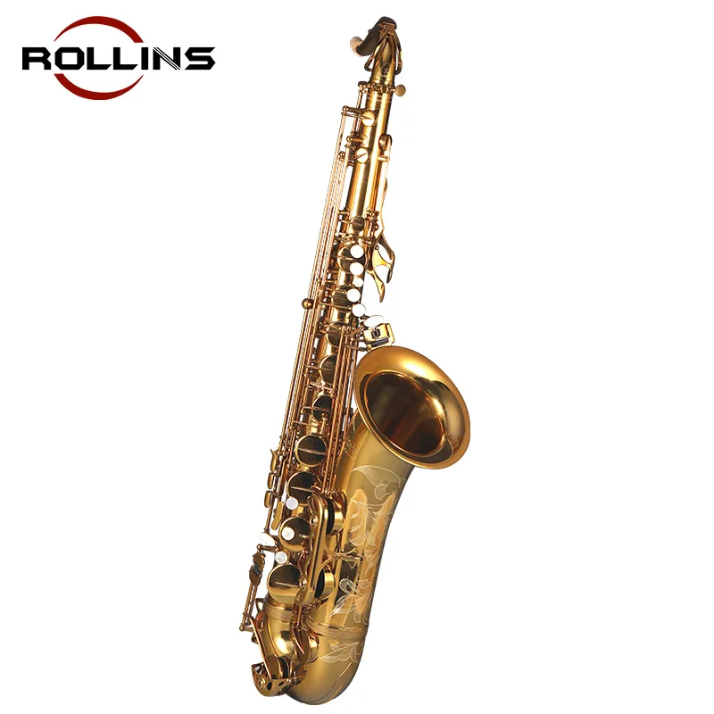 Musical Instruments High F#Bb Key Golden Lacquer KST-A1 Tenor Saxophone