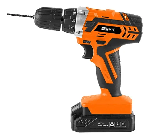 Portable Tool Box Set 20V Li-ion Two Speed Screwdriver Cordless Drill With Battery
